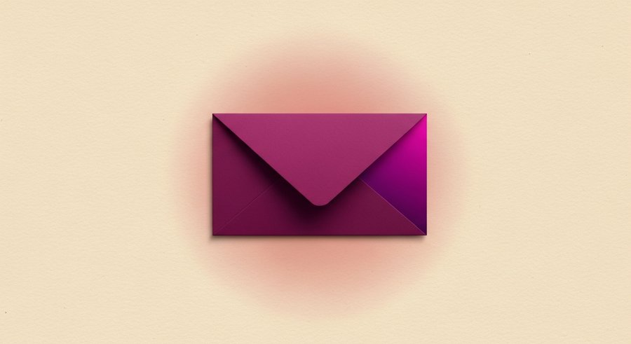 The invitation — a refined envelope, threshold, beginning
